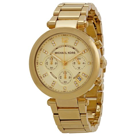 michael kors parker chronograph watch|Michael Kors women's parker watch.